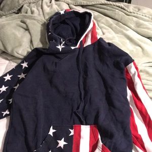 American flag hoodie